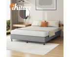 Oikiture Bed Frame Queen Size Bed Base Platform Grey