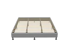 Oikiture Bed Frame King Size Bed Base Platform Grey