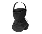 Neck Face Mask Reusable- Windproof Ski Washable Face Covering- Adjustable Face Mask In Winter,Black (Black Rope)