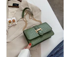 Women'S Messenger Bag Shoulder Bag Wrist Bag With Stone Pattern Holding Bag.,Green