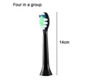 Replacement Toothbrush Heads, 4 Brush Heads,Style 6