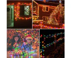 72Ft 200 Led Solar String Lights With 8 Modes For Garden, Yard, Wedding Party,Green