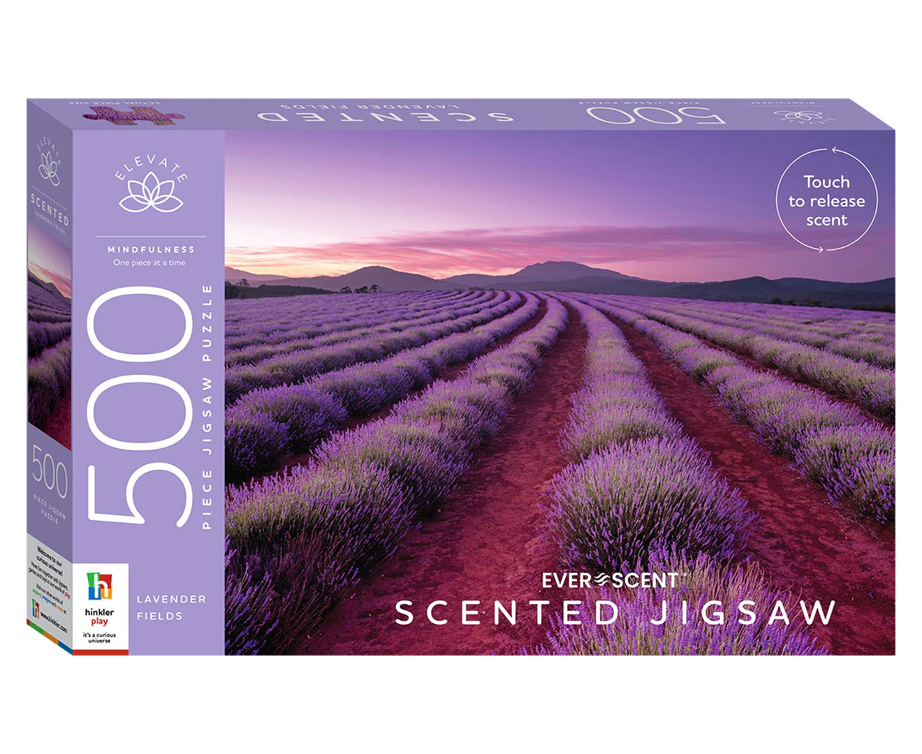 Elevate Lavender Fields 500-Piece Scented Jigsaw Puzzle