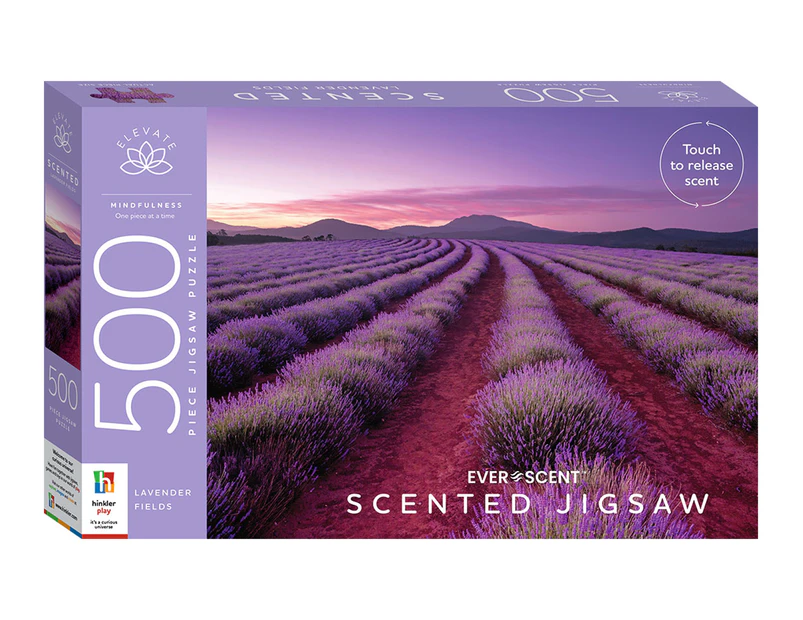 Elevate Lavender Fields 500-Piece Scented Jigsaw Puzzle