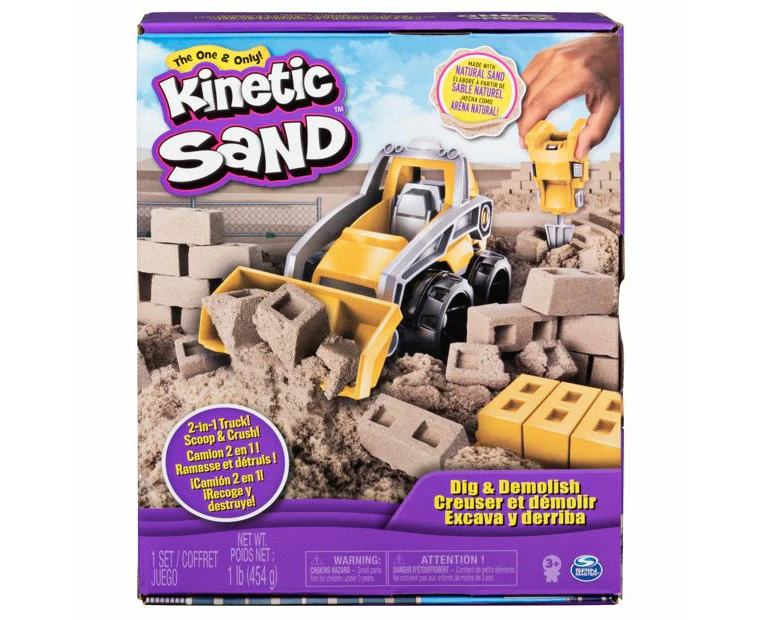 Kinetic Sand Dig & Demolish