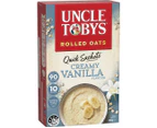 UNCLE TOBYS Oats Quick Sachets Creamy Vanilla, 10 Sachets