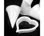 ishuif 7 in 1 Calla Lily Flower Cake Decorating Fondant Plunger Cutter Molds Tool