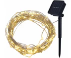4M 40 String Lights Solar Outdoor Micro Led Fairy Lights Wire, Cool White, Warm White, Colorful Decoration For Terrace, Garden, Bedroom, Christmas Party, W