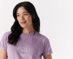 Roxy Women's Noon Ocean Tee / T-Shirt / Tshirt - Regal Orchid