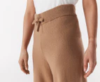 Tommy Hilfiger Women's Flex Wide Leg Pants - Pinecone Tan