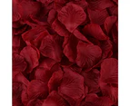 2200 Pcs Non-Woven Fabric Rose Petals Simulated Rose Petals Wedding Party Flower Decoration,Dark Red