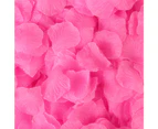 2200 Pcs Non-Woven Fabric Rose Petals Simulated Rose Petals Wedding Party Flower Decoration,Dark Pink