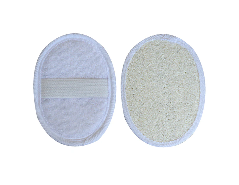 Natural Loofah Sponge Exfoliating Body Scrubber (2 Pack), Made With Eco-Friendly And Biodegradable Shower Loofah Sponge, Loofah For Women And Men,2 Count (
