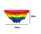 Rainbow Pride Banner 3X5 Ft (36 X 60 In) - Vivid Colors,Pattern 4