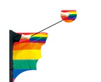 Rainbow Pride Banner 3X5 Ft (36 X 60 In) - Vivid Colors,Pattern 4