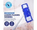 Xtra Kleen Swivel Mop Microfibre Adjustable Handle Wet Or Dry Use
