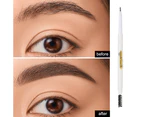 Double Head Eyebrow Pencil, Natural Waterproof, Sweat Resistant, Durable, Non Bleaching, Ultra-Fine Head,Style 2