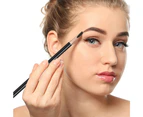 Brow & Eye Makers Brow Shaper & Eyeliner, Effortlessly Pencil Create Long-Lasting Clear Wild Eyebrows,Black