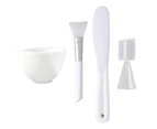 Face Mask Mixing Bowl Set, Silicone Bowl Facemask Mixing Tool Kit With Facial Care Mask Make Up Mixing Tool Set, With Bowl Stick Brush Measuringspoon,,Numb