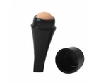Portable Oil-Absorbing Roller Ball Lava Stone Oil-Absorbing Ball To Reduce Pores And Facial,Black
