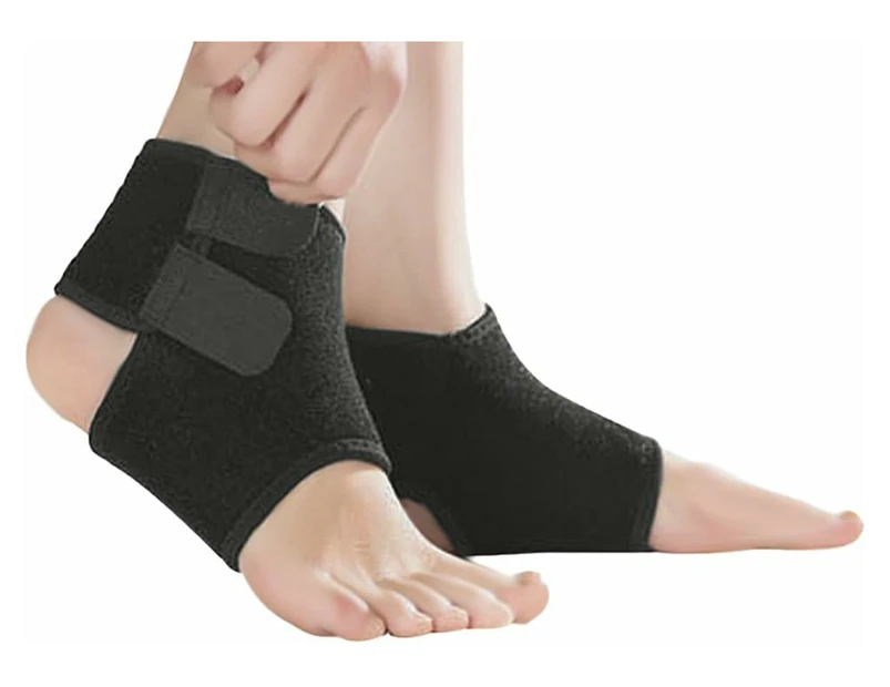 2 Pack Kids Child Adjustable Nonslip Ankle Tendon Compression Brace Sports Dance Foot Support Stabilizer Wraps Protector Guard For Injury Prevention & Prot
