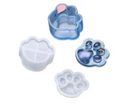 Resin Molds Cat Paw Shape Box Epoxy Mold Diy Resin Casting Cute Cat Paw Container Silicone Mold For Storage Small Stuff,Dog Paw