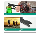 Stainless Steel Multi-Function Small Wrench Tool Card Creative Opener Outdoor Portable Edc Tool
