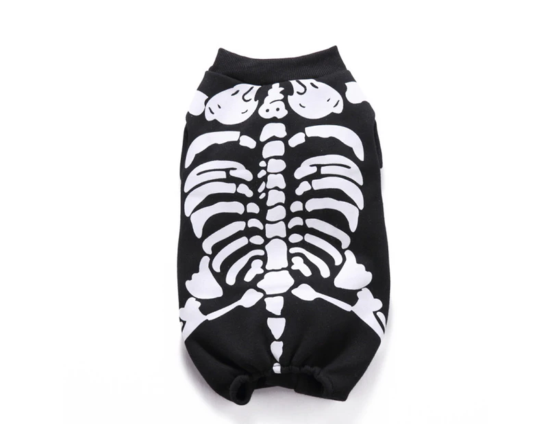 Halloween Costume For Pet Dogs Skeleton Pet Costumes For Dogs Party Costume Clothes,I