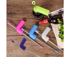 2 Pieces Beer Snorkel Bong Funnel With Valve Kink For Beer Drinking Games,Green+Purple