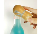 Creative Wooden Animal Beer Opener Cute Cartoon Animal Magnetic Bottle Opener,Fox