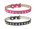 Puppy Dog Collar With Crystal Diamond Colorful Bling Girl Puppy Cat Collars,Vs