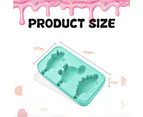 Reusable Stick Cartoon Animal Cute Ice Cream Mold Interesting Popsicle Mold With Lid Does Not Contain Bisphenol A.,Style2