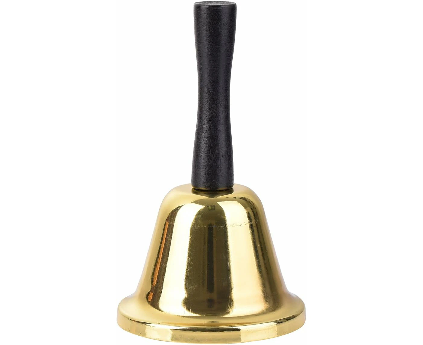 Hand Bell Metal Tea Bell Service Bell Gold Hand Bell School Small Hand Bell For Adults (Gold),Gold