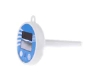 Solar Powered Digital Thermometer Floating Swimming Pool Water Temperature Gauge For Pool Spa Bathtub