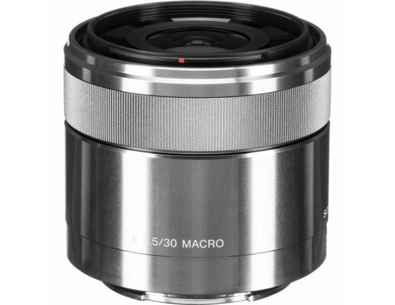 Sony E 30mm f/3.5 Macro Lens - Silver