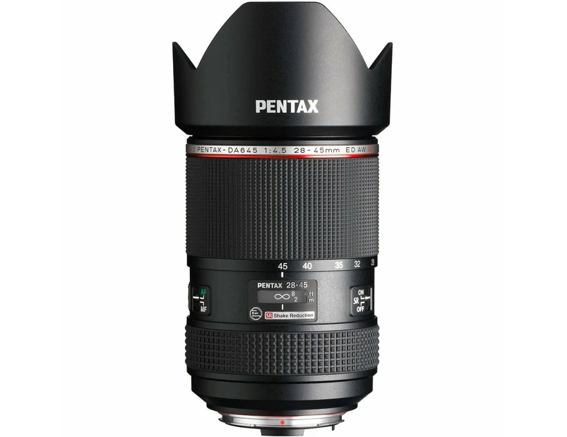Pentax DFA  28-45mm f/4.5 ED AW SR Lens for 645Z - Black