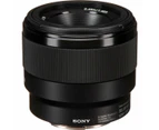 Sony FE 50mm f/1.8 Lens - Black