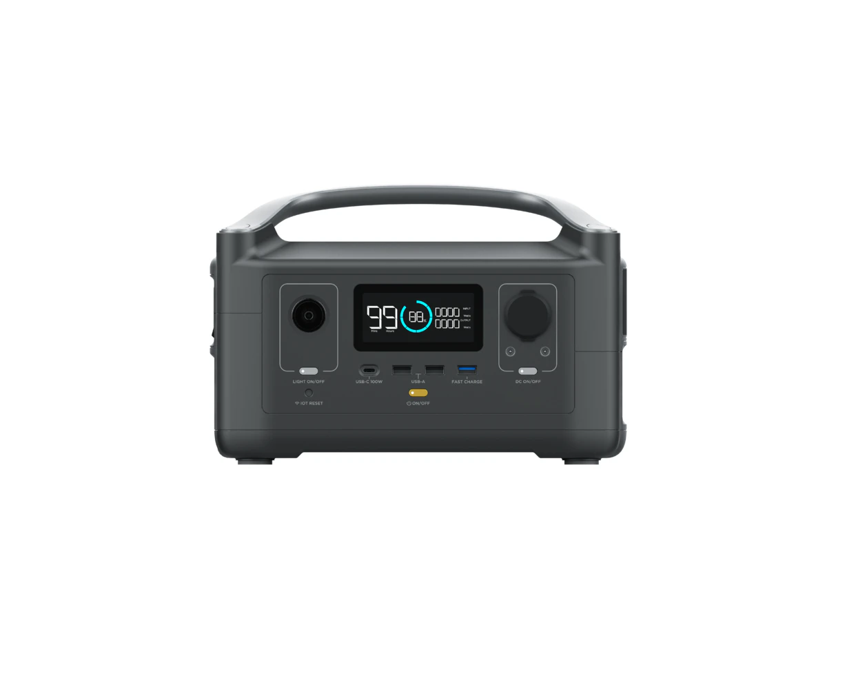 EcoFlow RIVER 600 Portable Power Station (600W AC output, 288Wh)