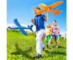 Pack Led Light Airplane,19" Large Throwing Foam Plane,2 Flight Mode Glider Plane,Flying Toy For Kids,Gifts For 3 4 5 6 7 8 9 Years Old Boy,Outdoor Sport To