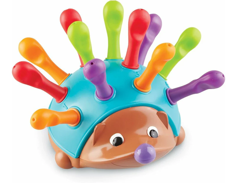 Learning Resources Spike The Fine Motor Hedgehog, Sensory, Fine Motor Toy, Hedgehog Toys For Toddler, Easter Gifts For Kids, Ages 18 Months+
