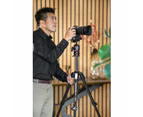 Manfrotto MT055CXPRO4 Carbon Fiber Tripod with MHXPRO-BHQ2 XPRO Ball Head & Move Quick Release Kit - Black