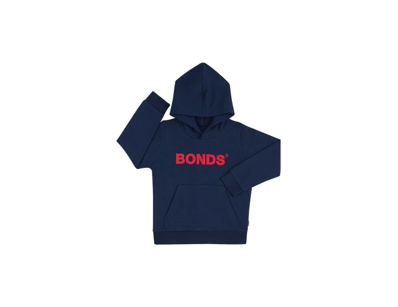 Bonds Kids Tech Sweats Pullover Hoodie, Almost Midnight - Navy