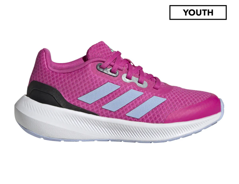 Adidas Youth Girls' Runfalcon 3.0 Running Shoes - Lucid Fuchsia/Blue Dawn/Core Black