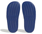 Adidas Girls' Adilette Shower Slides - Blue Dawn/Cloud White/Royal Blue