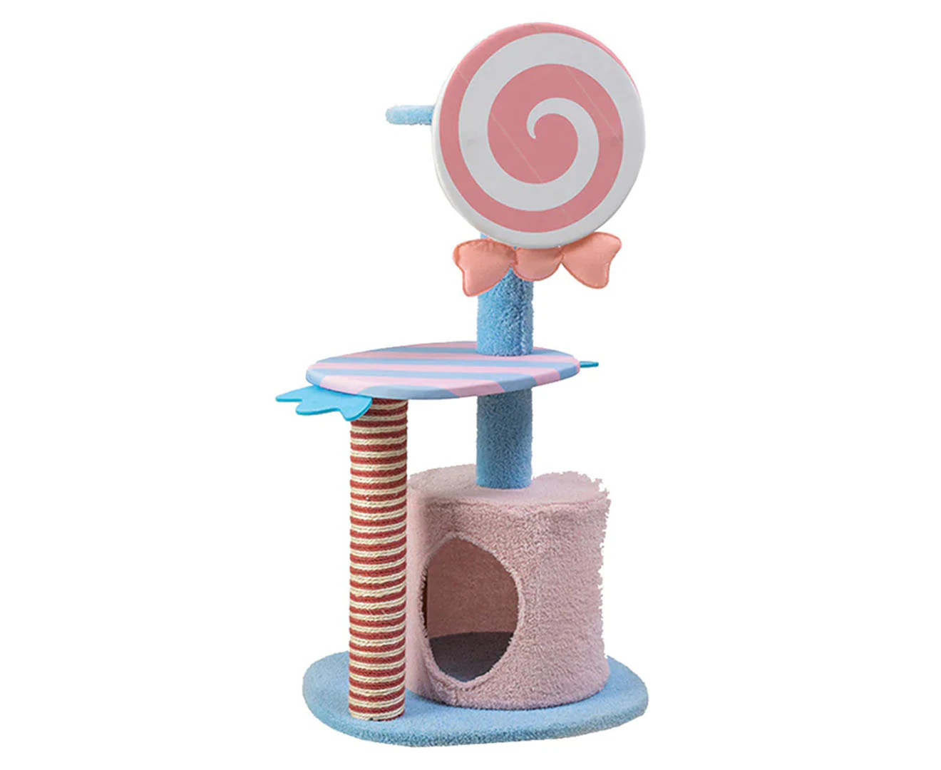 Martina 96cm Lollipop Kingdom Medium Cat Tree - Pink/Blue