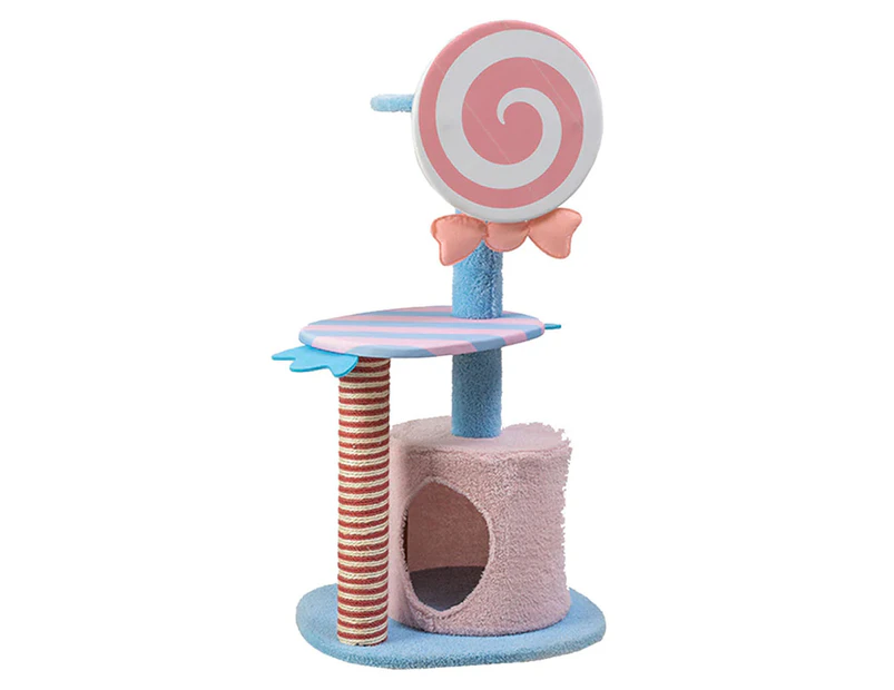 Martina 96cm Lollipop Kingdom Medium Cat Tree - Pink/Blue