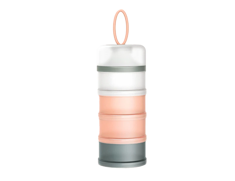 Milk Powder Dispenser Portable Baby Feeding Formula Storage Pot Container,Pink