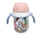 Baby Sippy Cup With Weighted Straw, Spill-Proof Toddlers Cup With Handle, Appropriate,Style 4.M