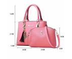 The New Fashion Handbag Pu Messenger Bag Is Suitable For Simple Shoulder Bag For Daily Travel.,Pink