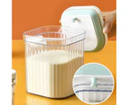 Sealed Formula Dispenser, One Click Convenient Milk Powder Container Without Bisphenol A Storage Container With Spoon,Style1